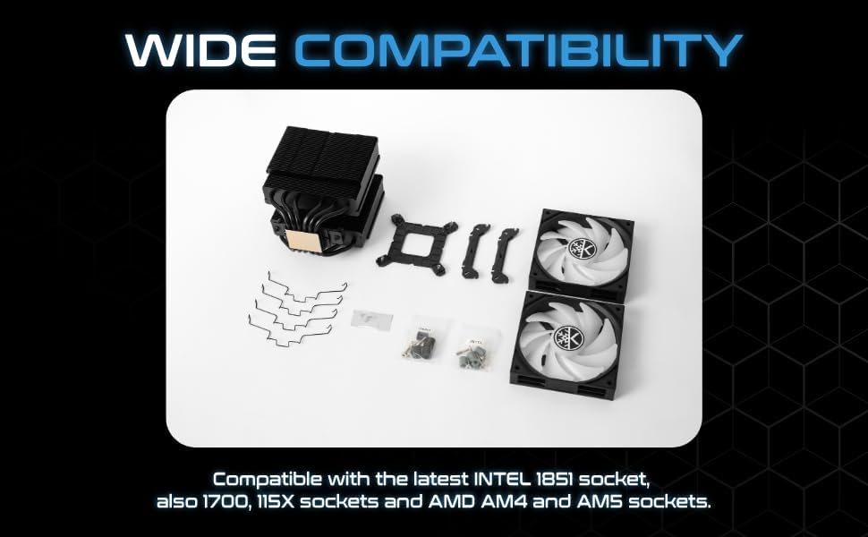 MICRO CENTER CPU Air Coolor Combo - AMD Ryzen 5 7600X CPU Processor with KINGCOOL Iron Wind 120mm ARGB CPU Air Cooler - Image 7