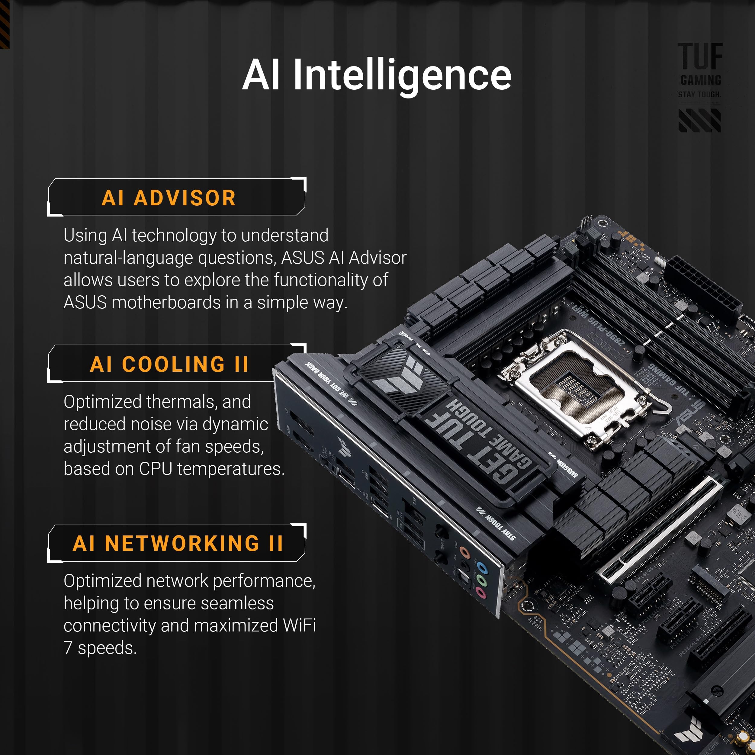 Micro Center CPU Motherboard Combo - Intel Core Ultra 7 265K 20-Cores Unlocked Desktop Processor with Asus Tuf Gaming Z890-Plus WiFi LGA 1851 ATX Motherboard - Image 4
